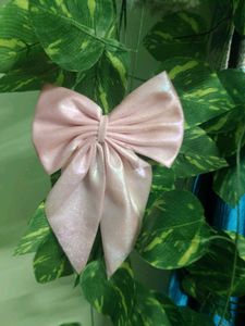 Pink Satin Bow