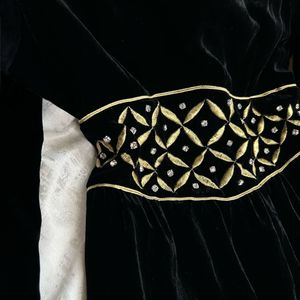 🎉🎉SALE🎉🎉 Korean Rhinestone Velvet Dress