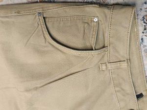Beige Baggy Pants