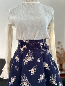 Vintage Style Midi  Skirt