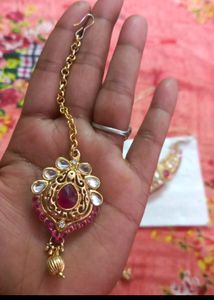 Kundan Ka Har Set Pink Color