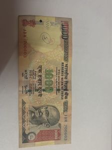 Rare 1000 Rupee Note