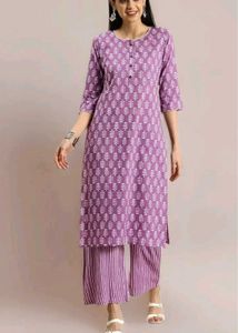 Two piece suit cotton fabric