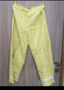 Elegant Yellow Printed Kurta Set