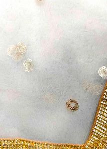 Price Drop!!! Heavy Embroidery White Anarkali Gown