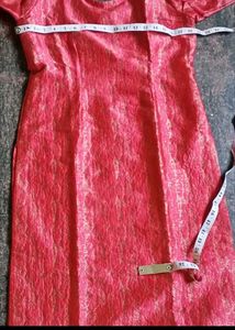Red Embroidered Kurta Set