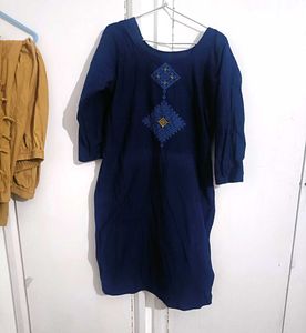 Elegant Blue Kurta Pant Set