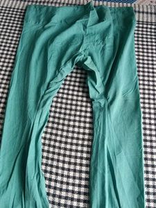 Teal Drop Crotch Fit Pant plazo