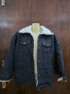denim jacket with fur