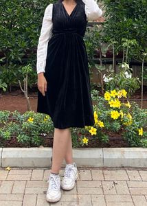 Black Velvet Dress