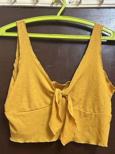 Ribbed Crop Top SHEIN