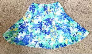 Cute Korean Floral Skirt💚💙