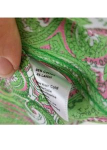 Talbots Womens 4 Wrinkle Resistant Button Blouse S