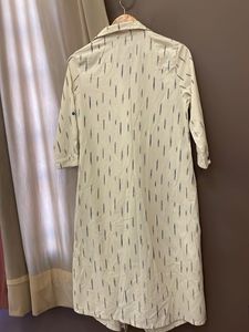 Wrap Dress - Cream &amp; Black Print