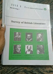 MA English 1st Year Books.