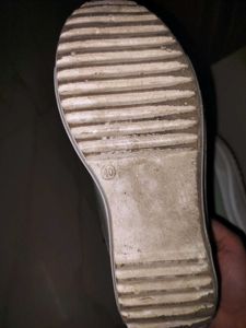 Women White Shoes with wedges / heels