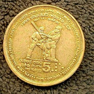 1996 Cricket World Cup Commemorative Coin For Sale