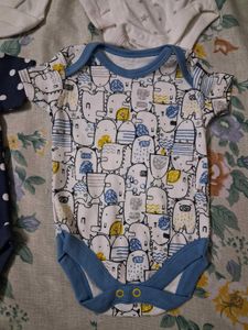 Baby Bodysuit Romper Set Of  (5-Piece)