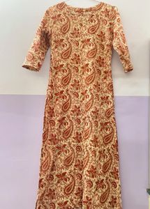 Pure Cotton Paisley Block Print Kurta! ✨