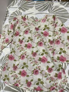 Floral Print short Kurta