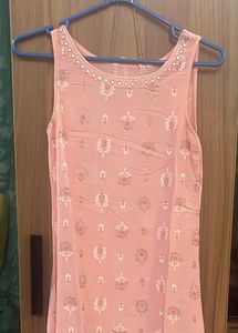 Cute Peach Kurta From Avaasa