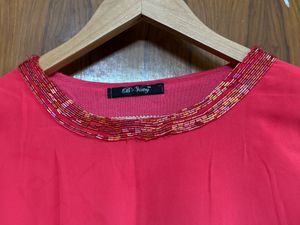 Peach Pink Top