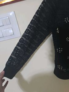 Black Jacket Open Style