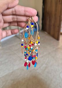 Boho Beaded Dangle Earrings