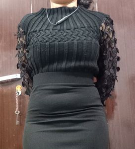 Sweater With Designer Sleeves 🔥🥳👌