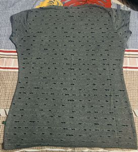 Gray Distressed Tee