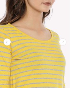 Striped Yellow Top