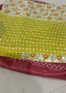 Mehendi Green Saree