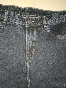 Dark Wash Cargo Jeans