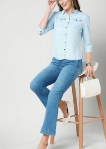 Flare Leg Denim Jeans