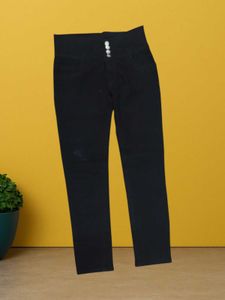 H-57 Size-30 Stylish Black Jeans