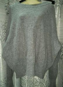 Grey Knited Pullover