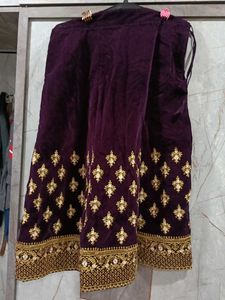 Beautiful Velvet Lengha