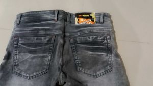Gray Denim Jeans