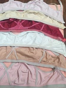 40 Size, 6 Full Coverage Bras + Free 🎁