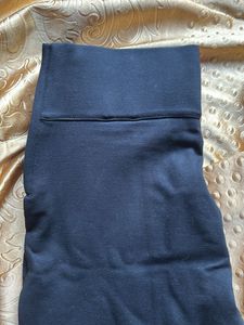 Black Zipper Detail Pants