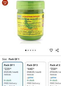 Hongthai Herb Inhaler - Natural Relief