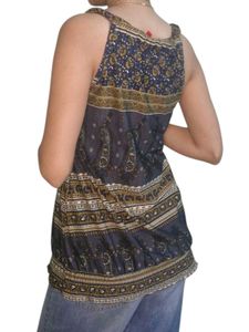 Paisley Print Tank Top