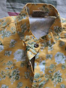 Boys Floral Print Kurta