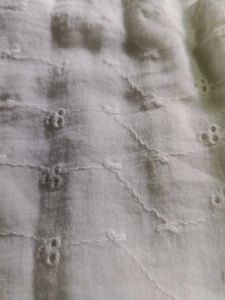 White Eyelet Top
