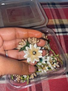 Artificial Flower For Unique Hairstyles