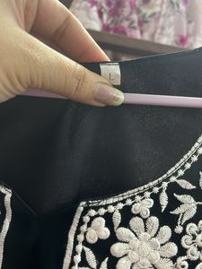 Black Embroidered Tunic