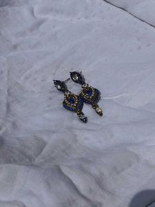 Blue Dangle Earrings