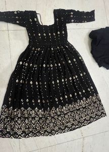 Partywear Frock Style Punjabi Suit 💎