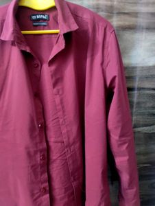 Maroon Casual Shirt