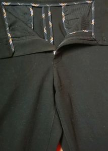 🖤 Solid Black Formal Trousers – Sleek &amp; Versatile